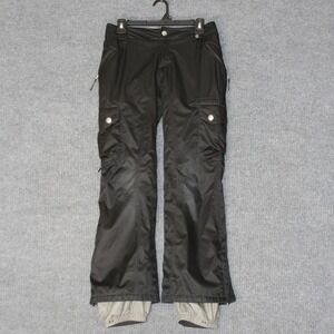 Burton Dryride Snowboard Pants Womens XS Black Cargo Ski Winter Performance